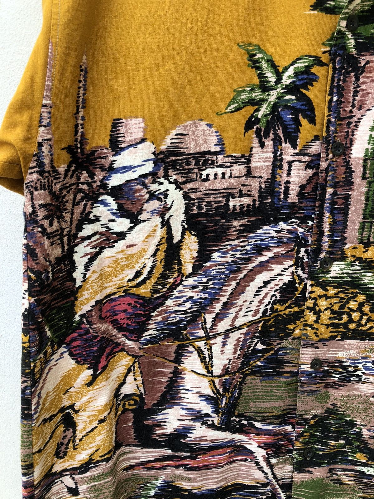 Art Comes First Vintage 90s Paul Hamir Made in Japan Arabian Art Shirt Size US L / EU 52-54 / 3 - 11 Thumbnail