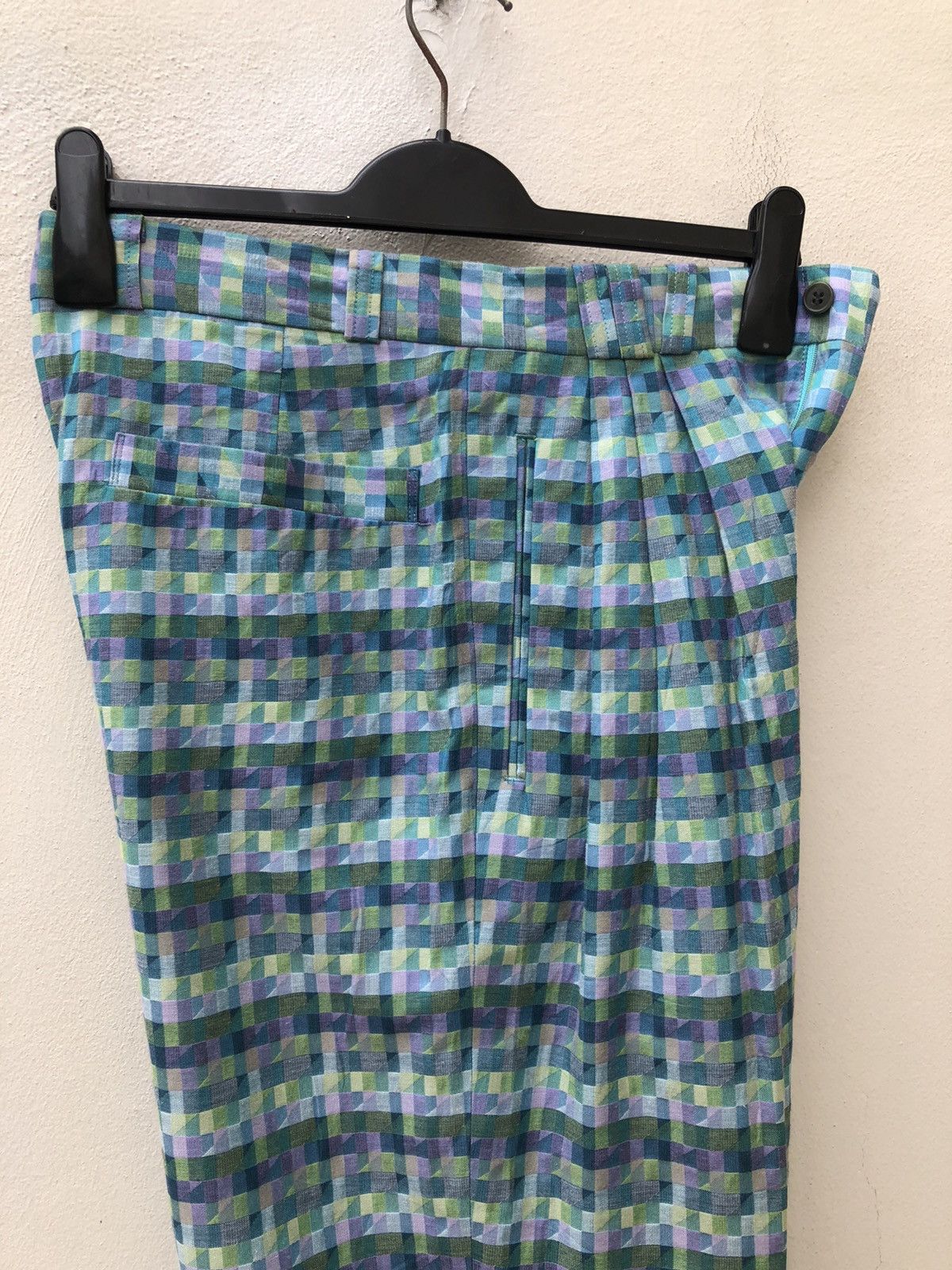 Vintage 90s Barassi Made in Japan Baggy Psychedelic Trouser Size US 28 / EU 44 - 14 Thumbnail