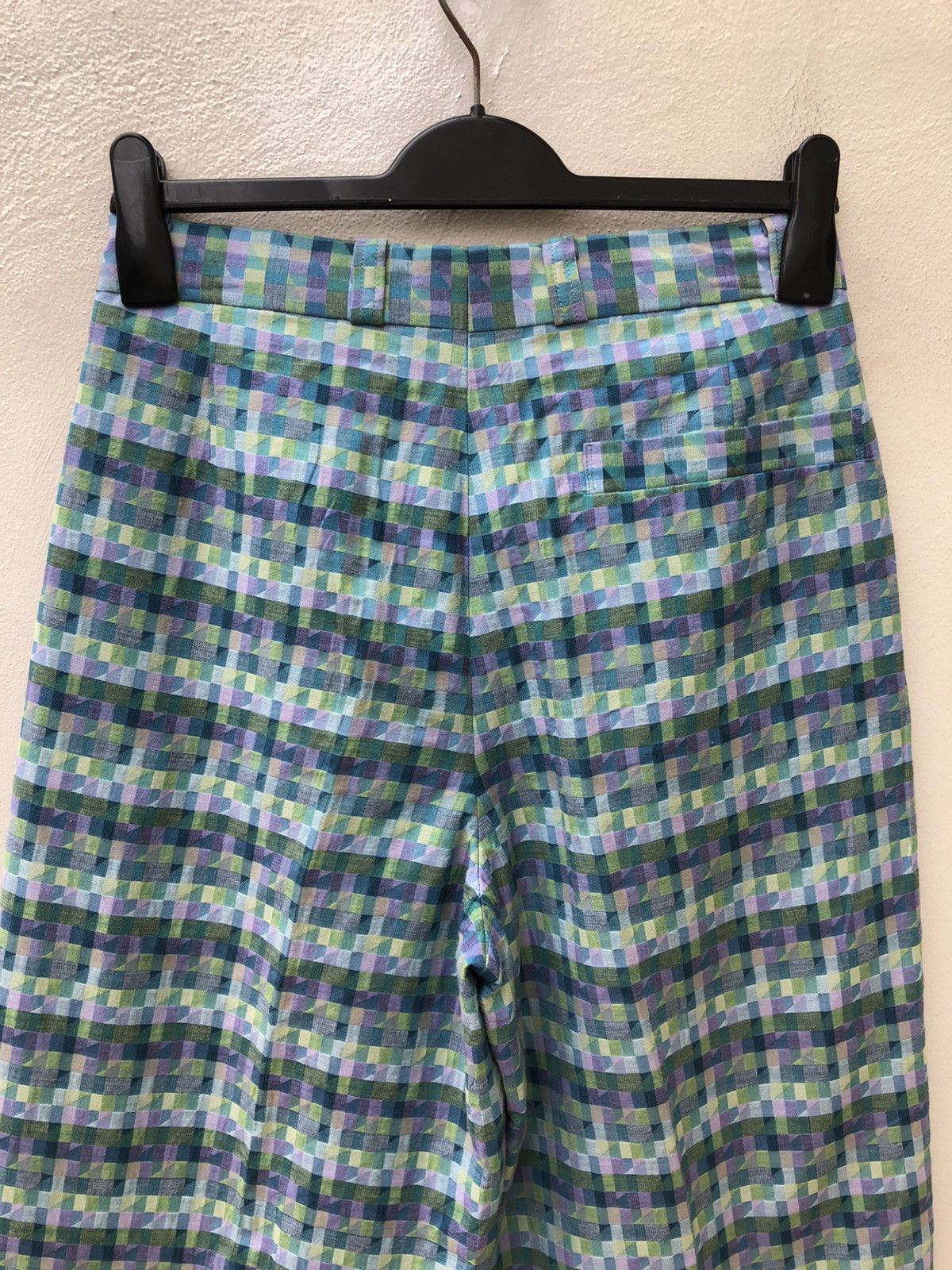 Vintage 90s Barassi Made in Japan Baggy Psychedelic Trouser Size US 28 / EU 44 - 9 Thumbnail