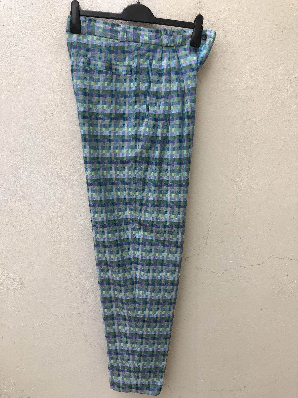 Vintage 90s Barassi Made in Japan Baggy Psychedelic Trouser Size US 28 / EU 44 - 13 Thumbnail