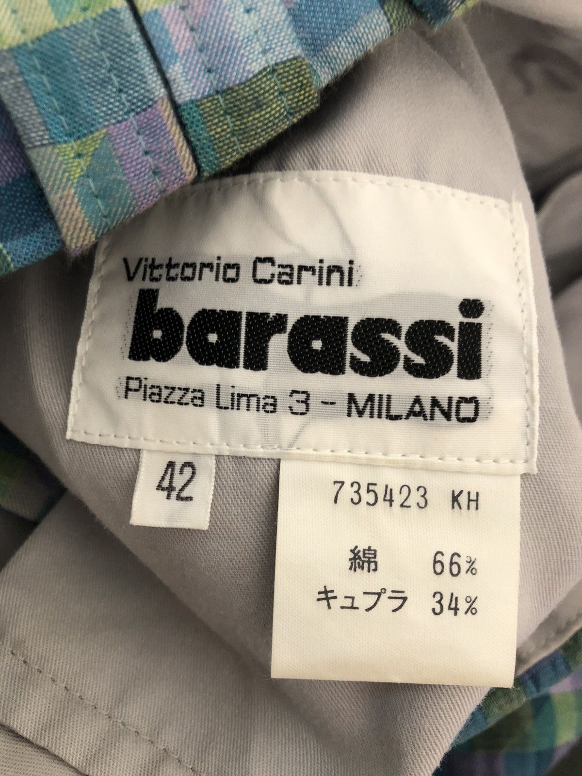 Vintage 90s Barassi Made in Japan Baggy Psychedelic Trouser Size US 28 / EU 44 - 16 Thumbnail
