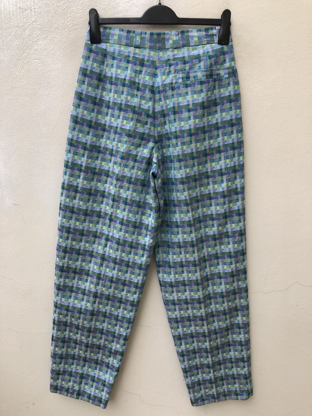 Vintage 90s Barassi Made in Japan Baggy Psychedelic Trouser Size US 28 / EU 44 - 8 Thumbnail