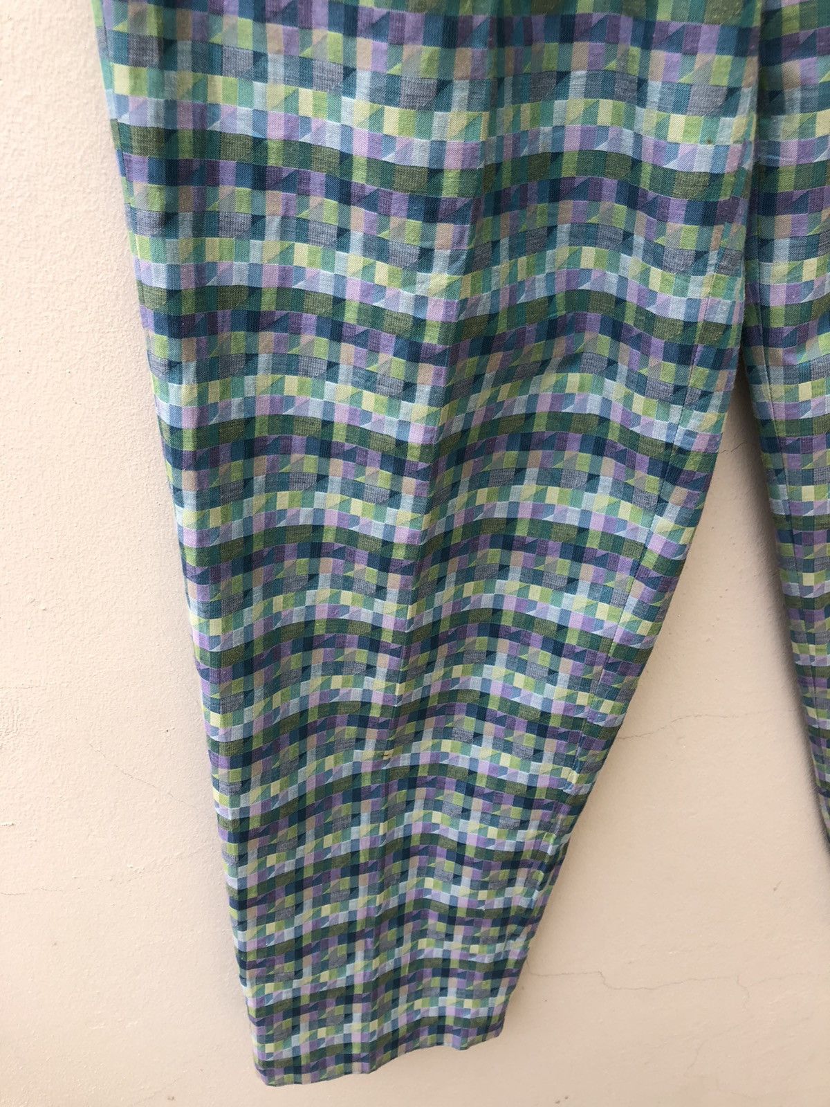 Vintage 90s Barassi Made in Japan Baggy Psychedelic Trouser Size US 28 / EU 44 - 6 Thumbnail