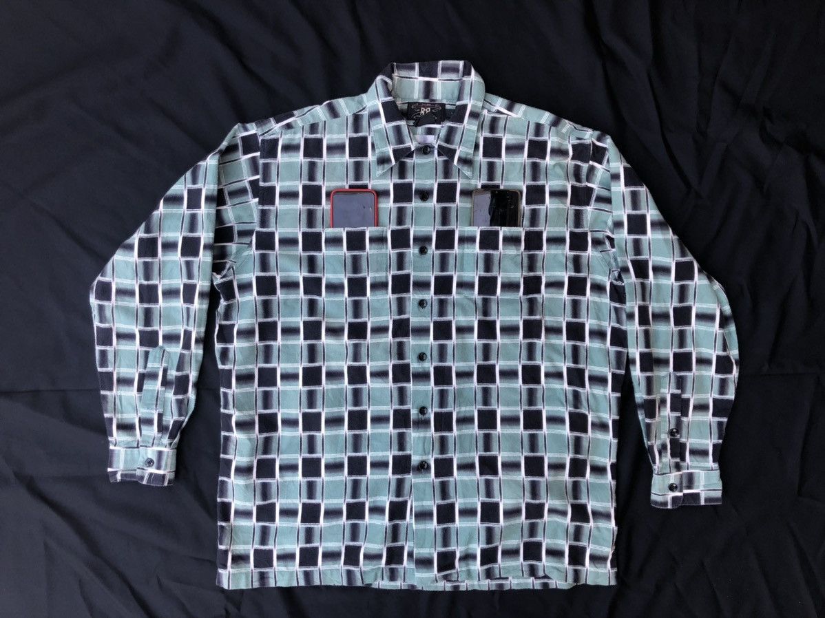 RRL Ralph Lauren Vintage 90s RR Ralph Lauren Plaid Oversized Flannel Shirt Size US L / EU 52-54 / 3 - 1 Thumbnail