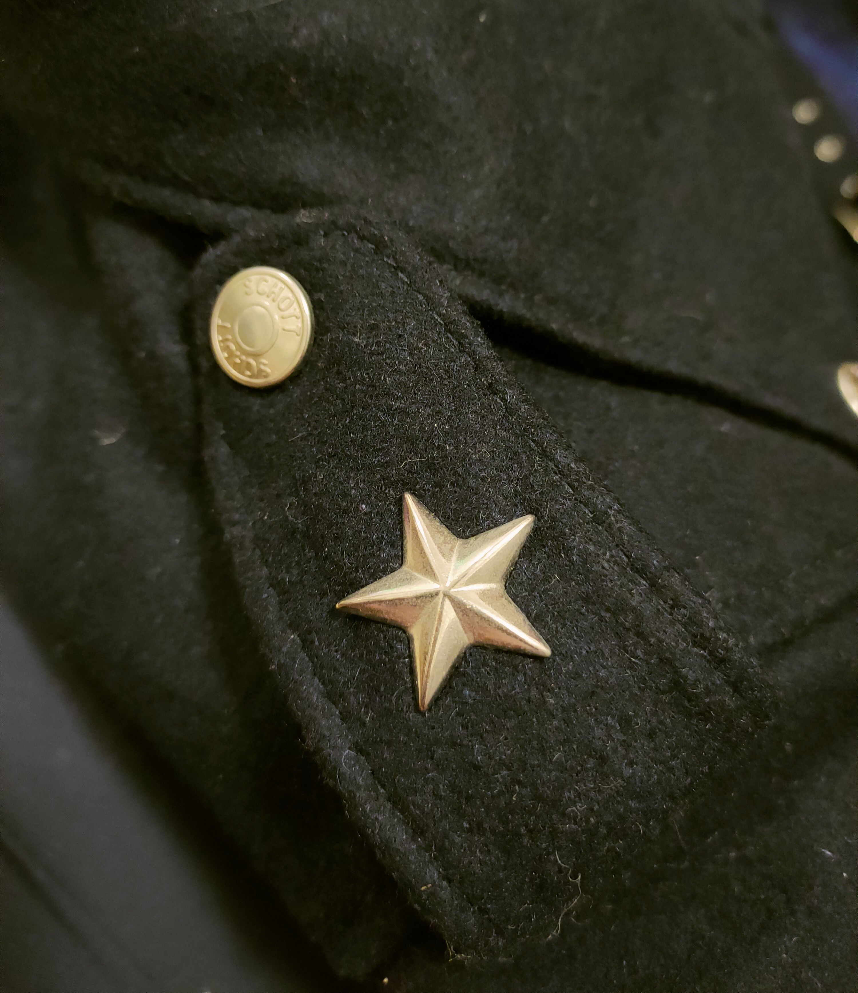 Schott 💥Military Schott Double Breast Wool Jacket 💥 Size US S / EU 44-46 / 1 - 8 Thumbnail