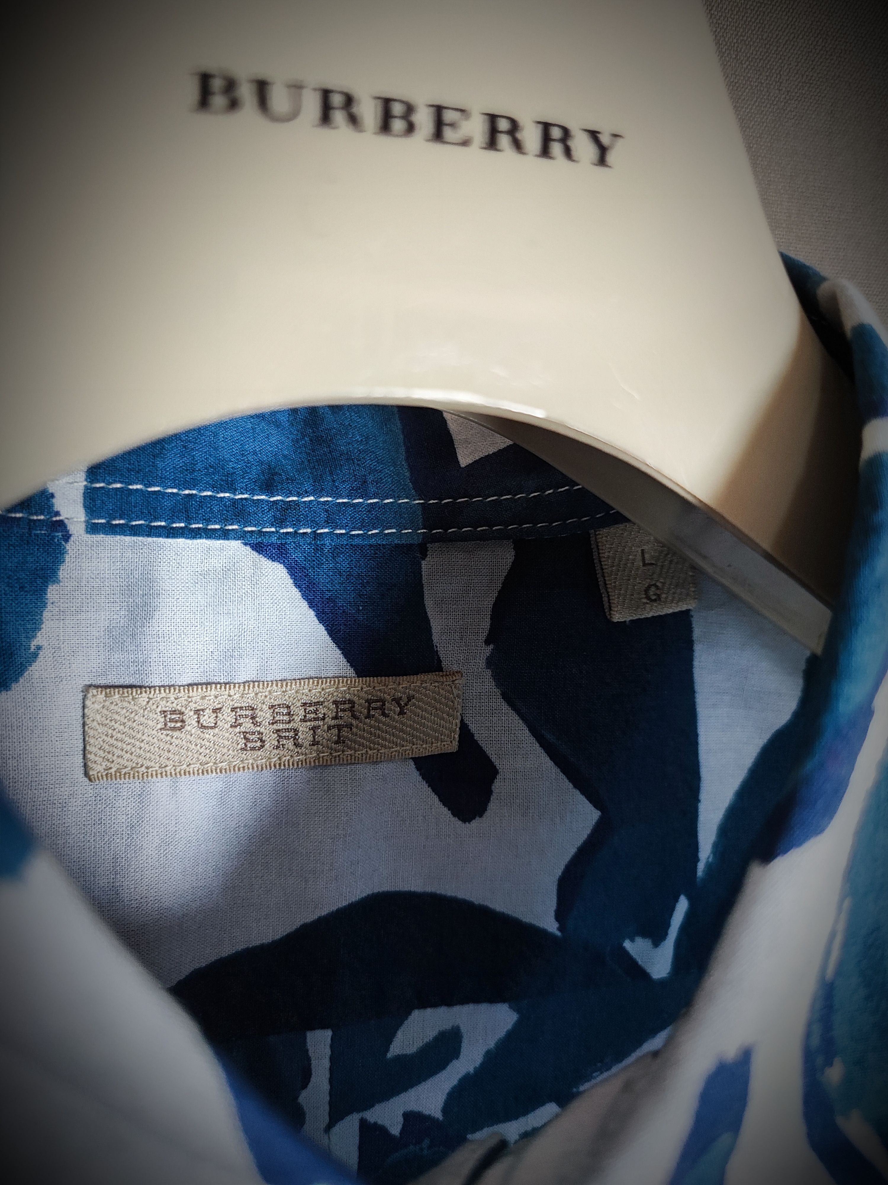 Burberry 🔥 Extremely Rare BURBERRY SHIRT 🔥 Size US L / EU 52-54 / 3 - 3 Thumbnail