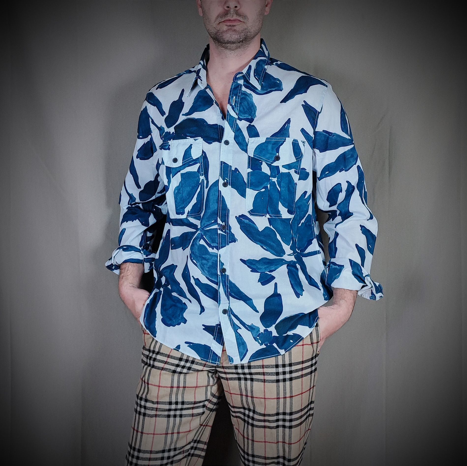 Burberry 🔥 Extremely Rare BURBERRY SHIRT 🔥 Size US L / EU 52-54 / 3 - 4 Thumbnail
