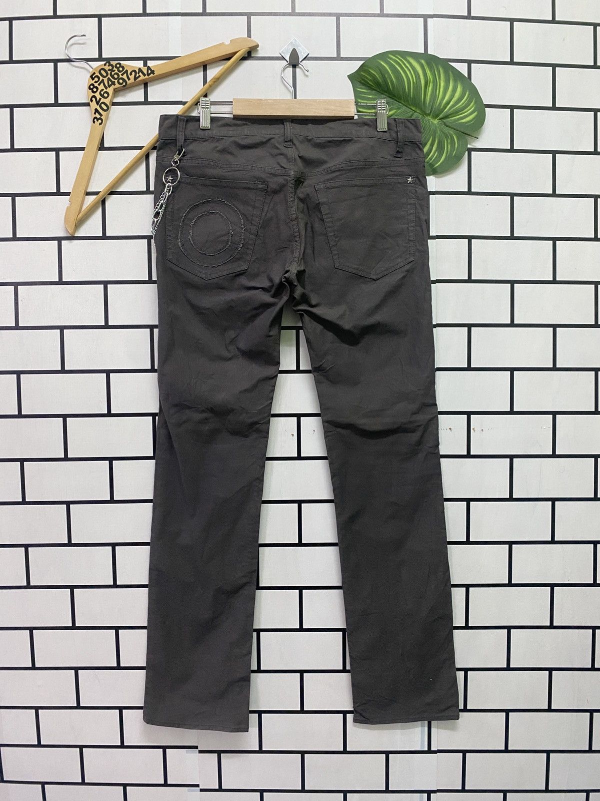 Japanese Brand × Seditionaries × Takeo Kikuchi Japanese TAKEO KIKUCHI Skull Star Stud Low Rise Pants Size US 33 - 2 Thumbnail