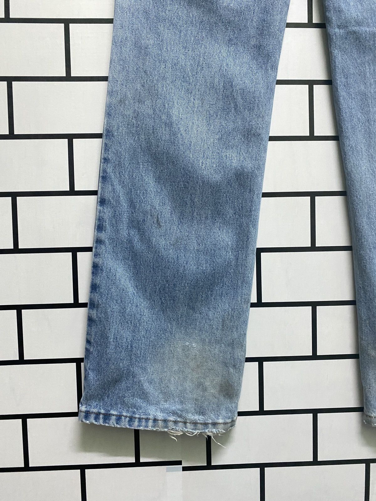 Levi's × Levi's Vintage Clothing × Vintage Vintage 90s LEVIS 805 Orange Tab Distressed Denim Size US 32 / EU 48 - 16 Thumbnail