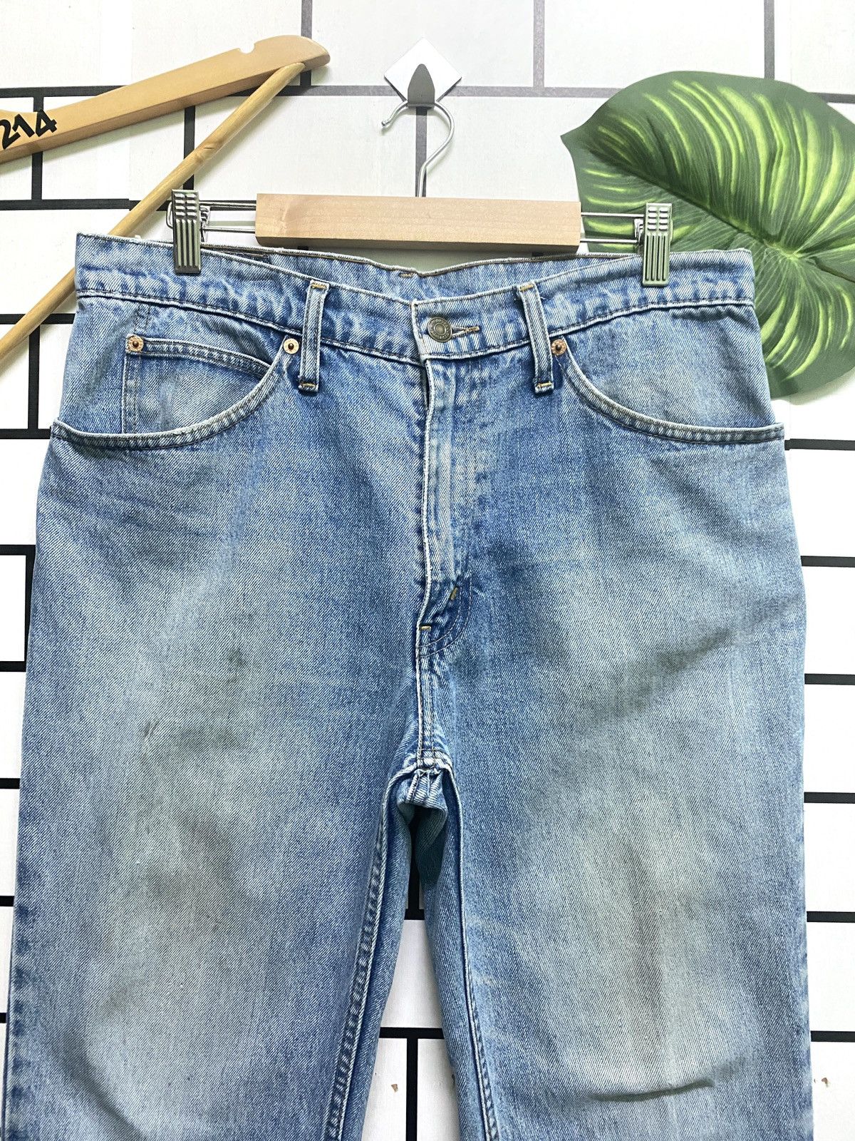 Levi's × Levi's Vintage Clothing × Vintage Vintage 90s LEVIS 805 Orange Tab Distressed Denim Size US 32 / EU 48 - 3 Thumbnail