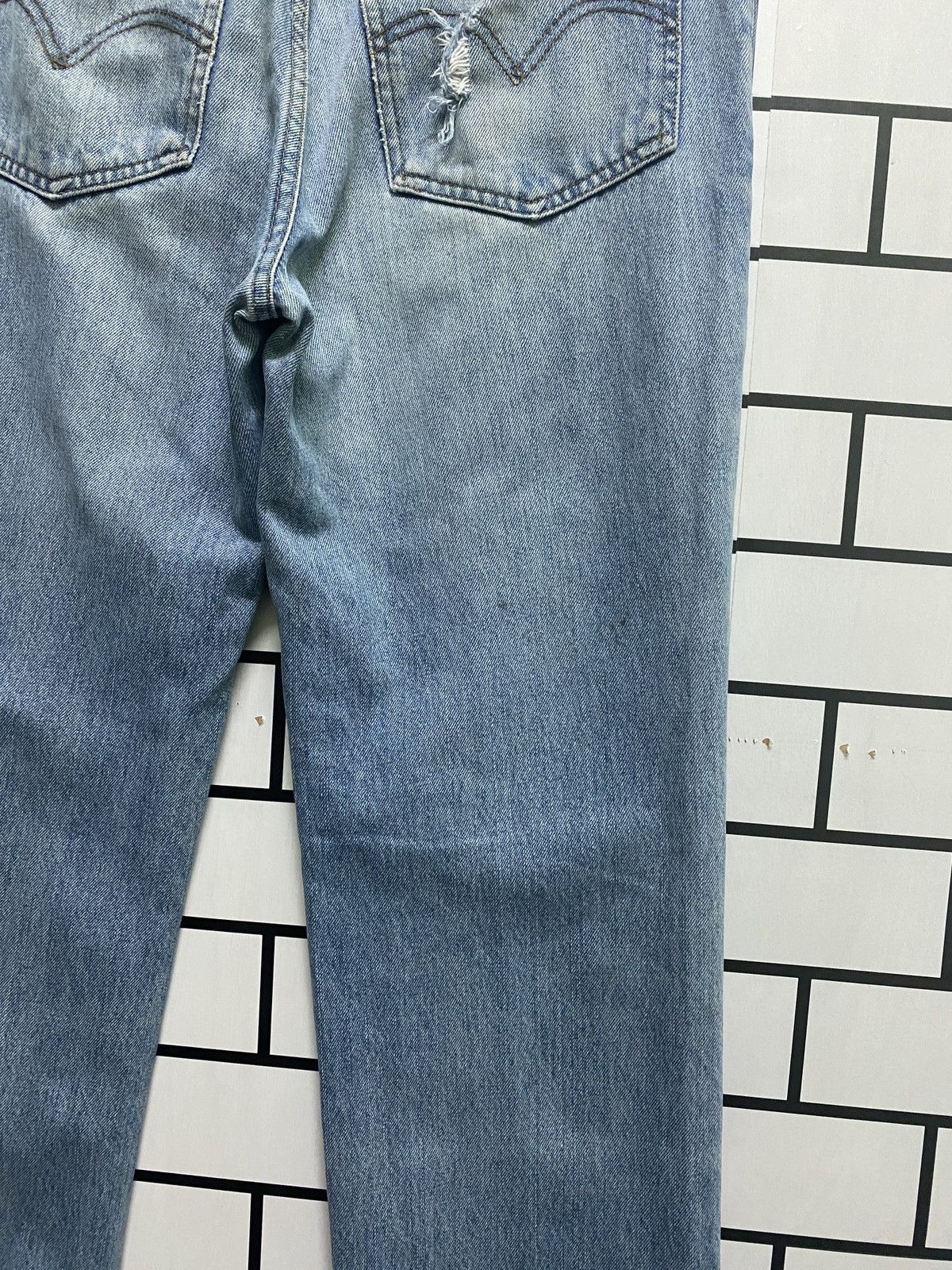 Levi's × Levi's Vintage Clothing × Vintage Vintage 90s LEVIS 805 Orange Tab Distressed Denim Size US 32 / EU 48 - 15 Thumbnail