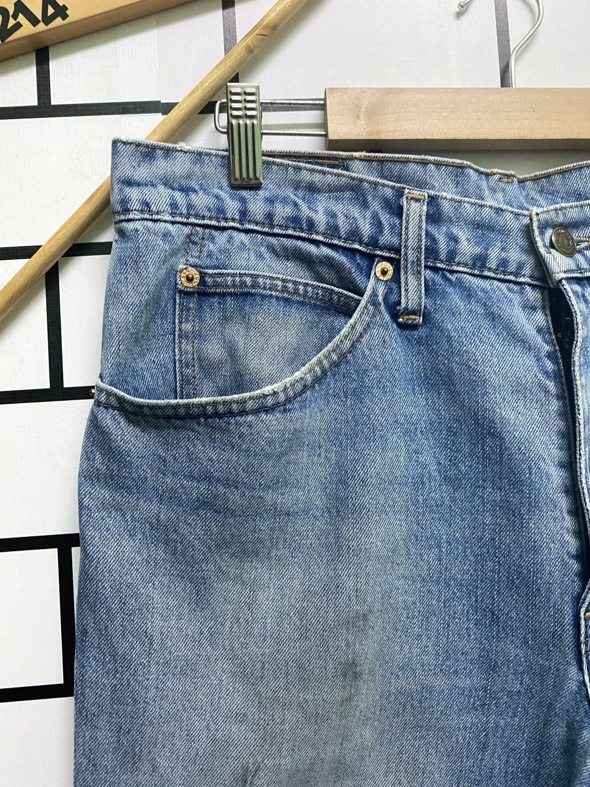 Levi's × Levi's Vintage Clothing × Vintage Vintage 90s LEVIS 805 Orange Tab Distressed Denim Size US 32 / EU 48 - 4 Thumbnail
