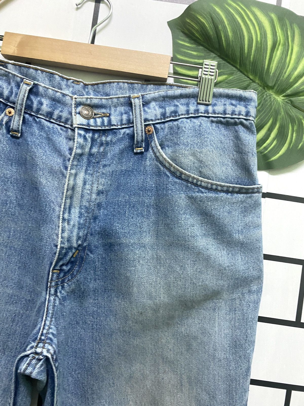 Levi's × Levi's Vintage Clothing × Vintage Vintage 90s LEVIS 805 Orange Tab Distressed Denim Size US 32 / EU 48 - 5 Thumbnail