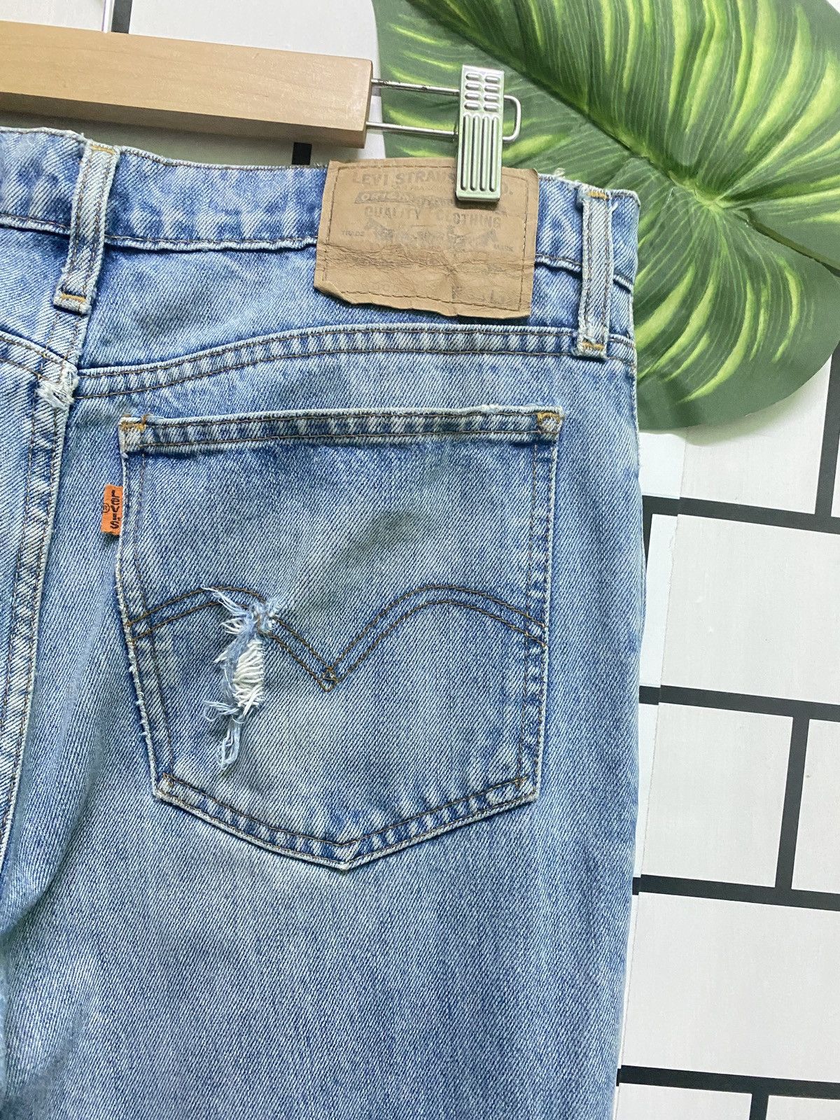 Levi's × Levi's Vintage Clothing × Vintage Vintage 90s LEVIS 805 Orange Tab Distressed Denim Size US 32 / EU 48 - 12 Thumbnail