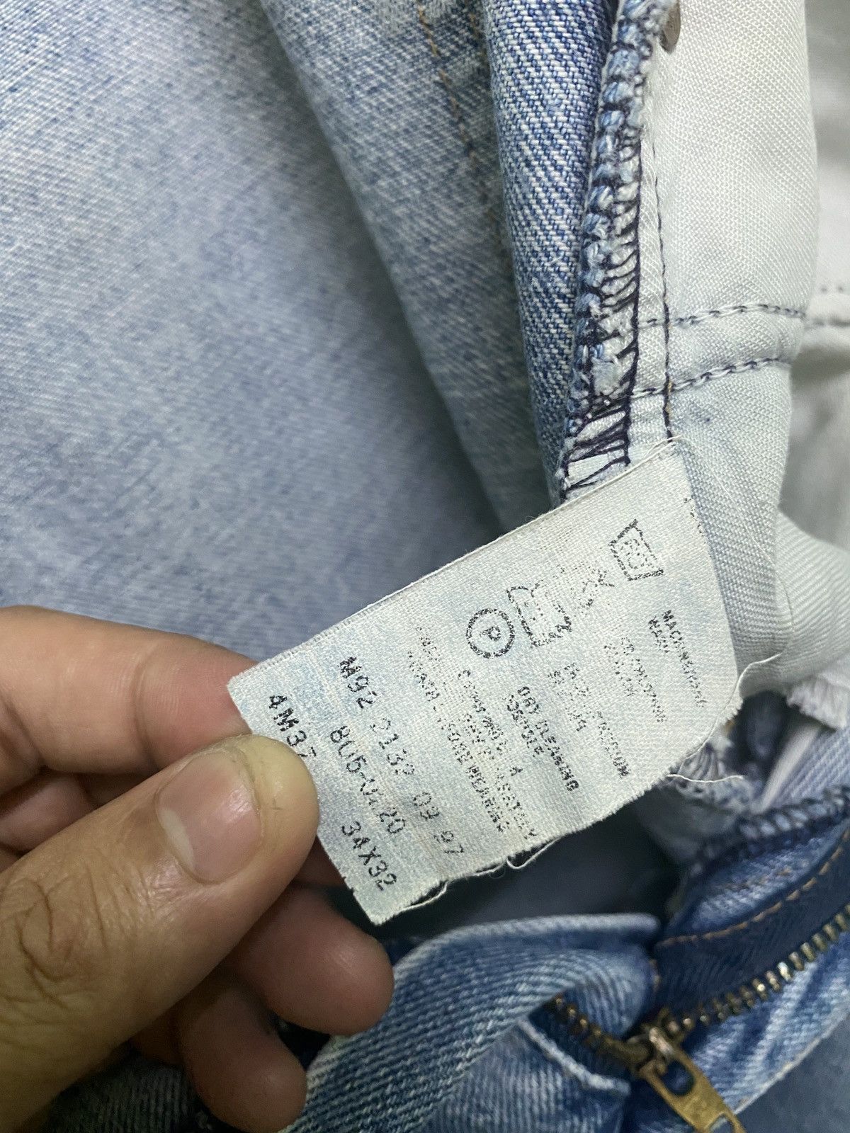 Levi's × Levi's Vintage Clothing × Vintage Vintage 90s LEVIS 805 Orange Tab Distressed Denim Size US 32 / EU 48 - 22 Thumbnail