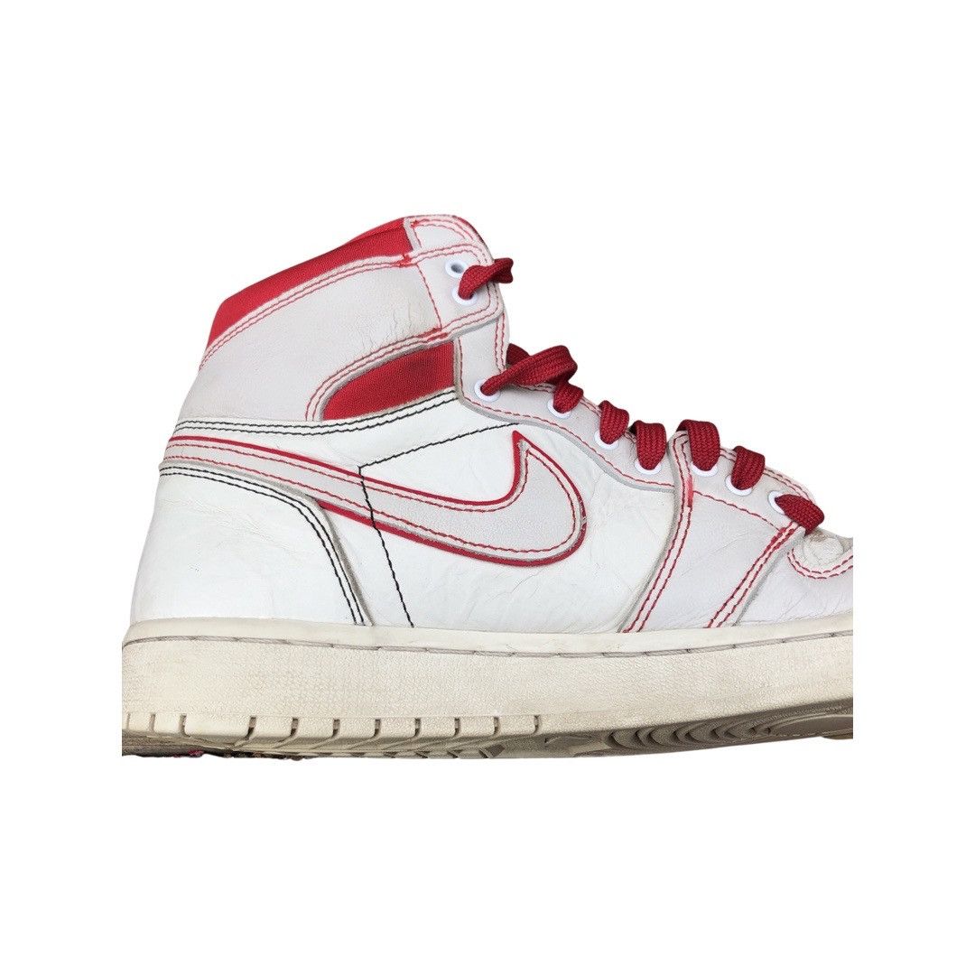 Jordan Brand × Nike RARE 2018 Nike Air Jordan 1 Retro High OG Phantom Gym Red Size US 9 / EU 42 - 16 Thumbnail