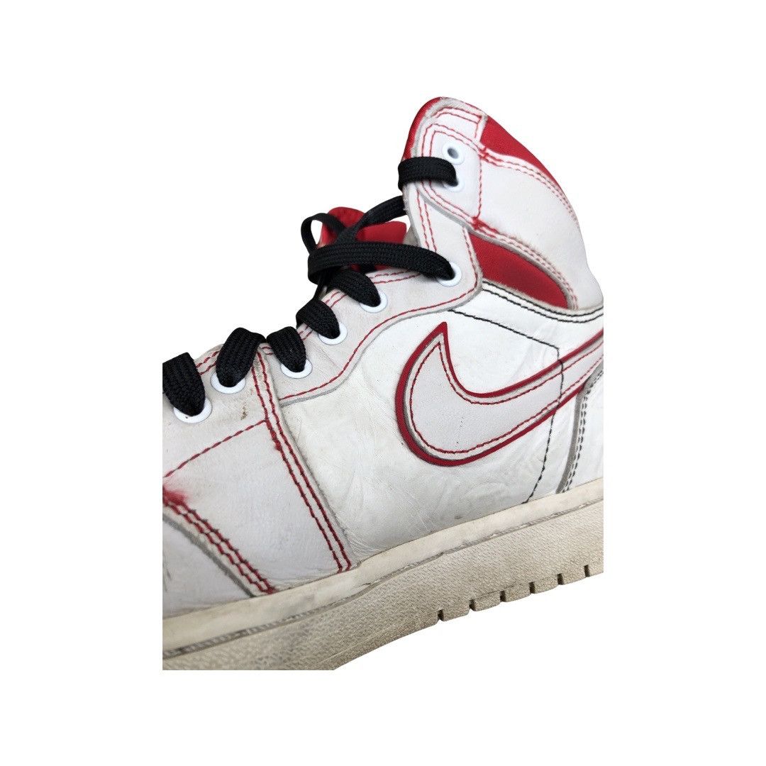 Jordan Brand × Nike RARE 2018 Nike Air Jordan 1 Retro High OG Phantom Gym Red Size US 9 / EU 42 - 15 Thumbnail