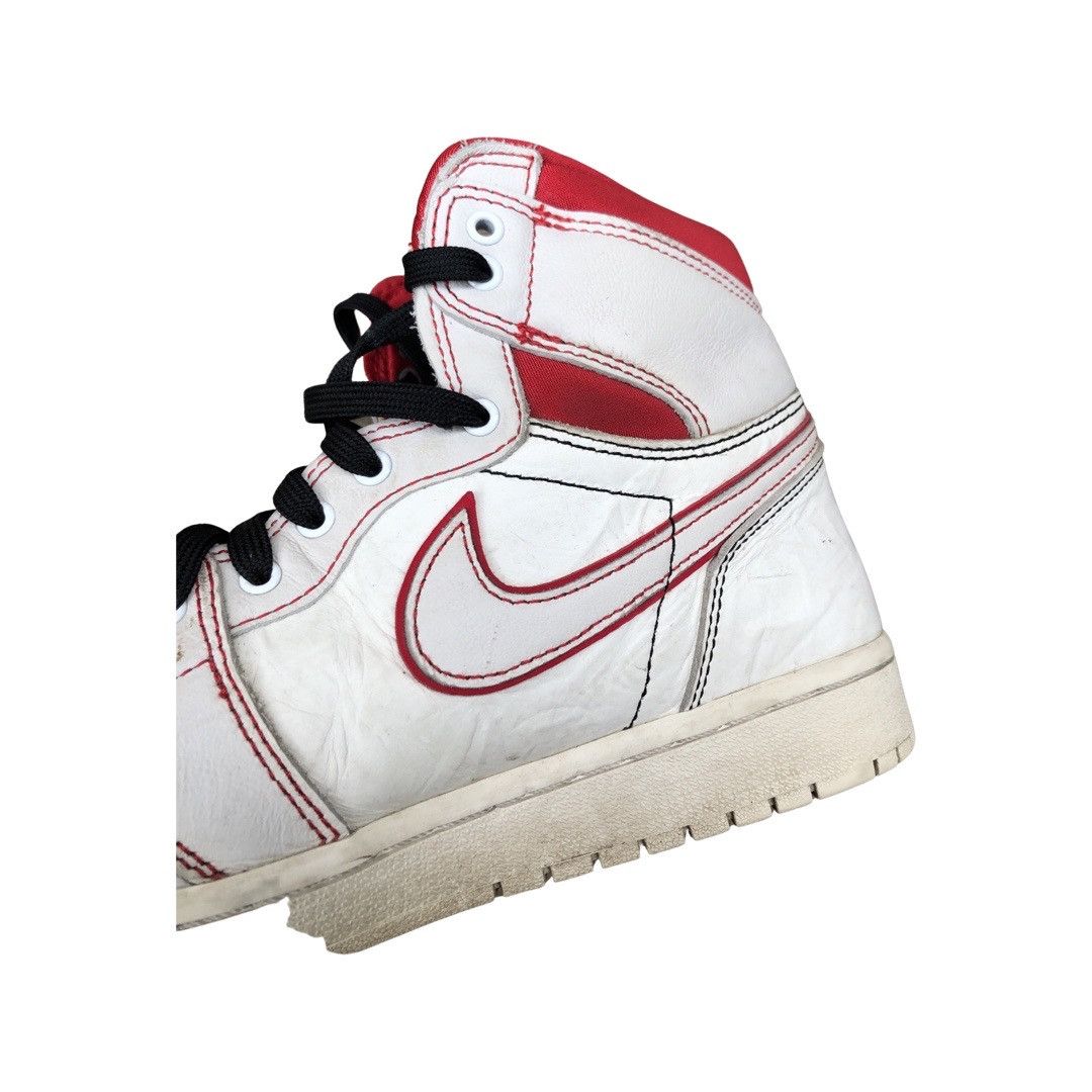 Jordan Brand × Nike RARE 2018 Nike Air Jordan 1 Retro High OG Phantom Gym Red Size US 9 / EU 42 - 6 Thumbnail