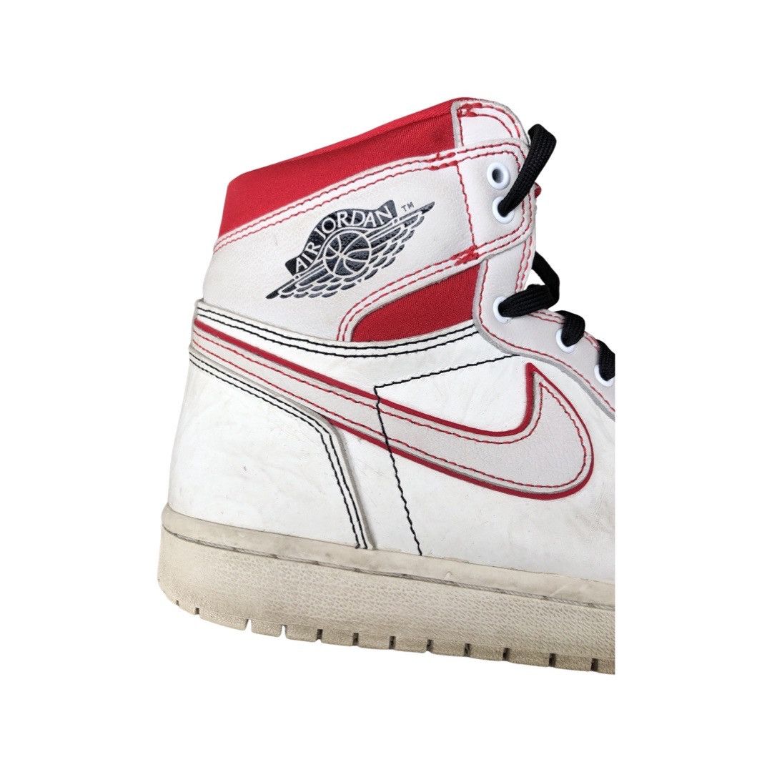 Jordan Brand × Nike RARE 2018 Nike Air Jordan 1 Retro High OG Phantom Gym Red Size US 9 / EU 42 - 14 Thumbnail