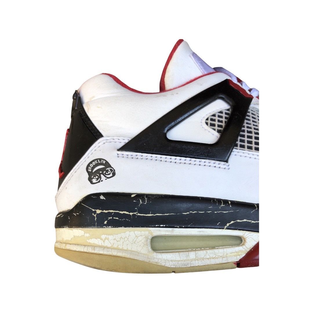 Jordan Brand × Vintage Vintage 2006 Air Jordan 4 Retro Fire Red Mars Blackmon Size US 12 / EU 45 - 5 Thumbnail
