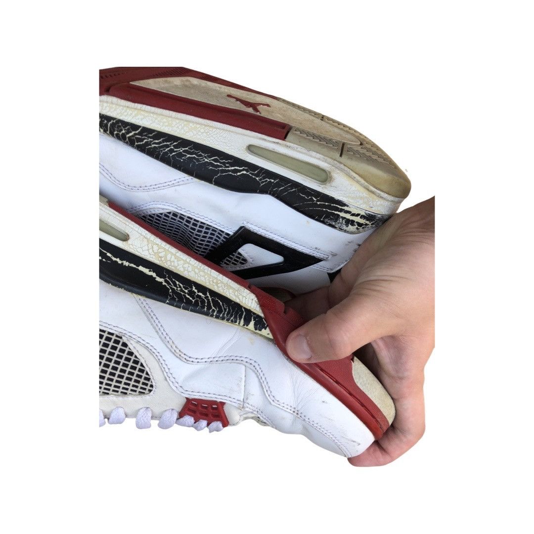 Jordan Brand × Vintage Vintage 2006 Air Jordan 4 Retro Fire Red Mars Blackmon Size US 12 / EU 45 - 15 Thumbnail