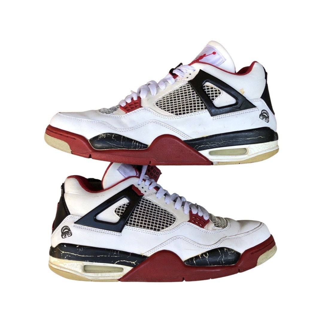 Jordan Brand × Vintage Vintage 2006 Air Jordan 4 Retro Fire Red Mars Blackmon Size US 12 / EU 45 - 2 Thumbnail