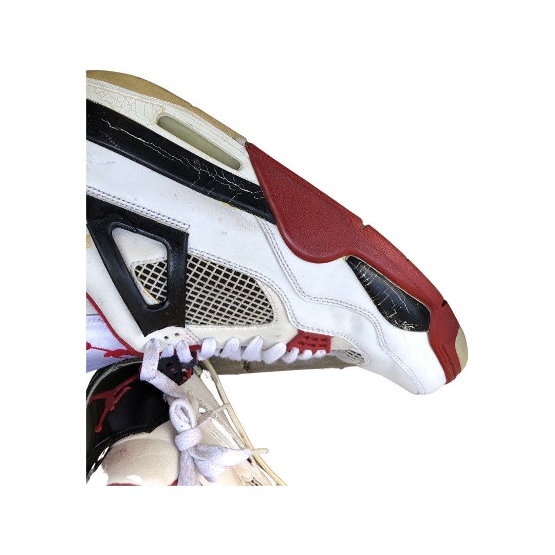 Jordan Brand × Vintage Vintage 2006 Air Jordan 4 Retro Fire Red Mars Blackmon Size US 12 / EU 45 - 17 Thumbnail