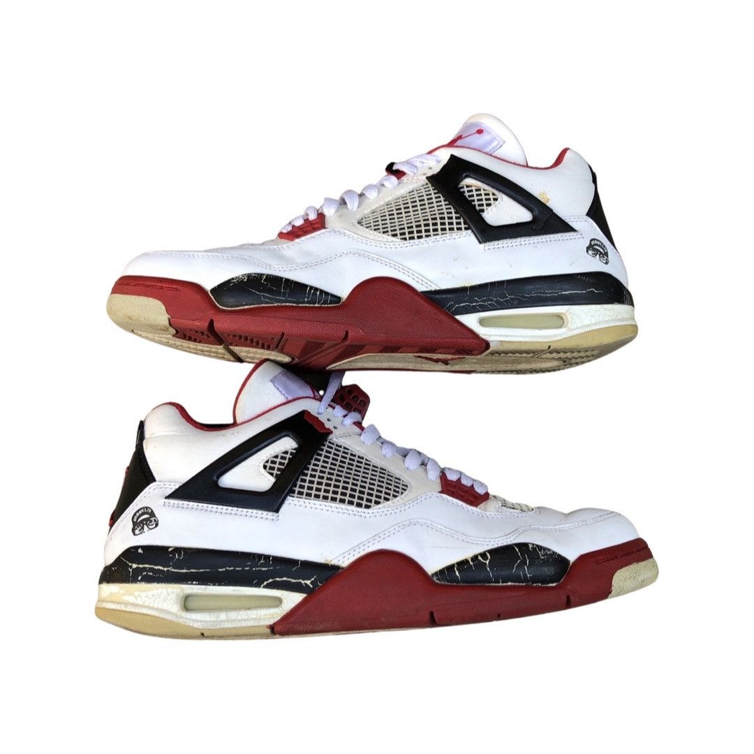 Jordan Brand × Vintage Vintage 2006 Air Jordan 4 Retro Fire Red Mars Blackmon Size US 12 / EU 45 - 4 Thumbnail