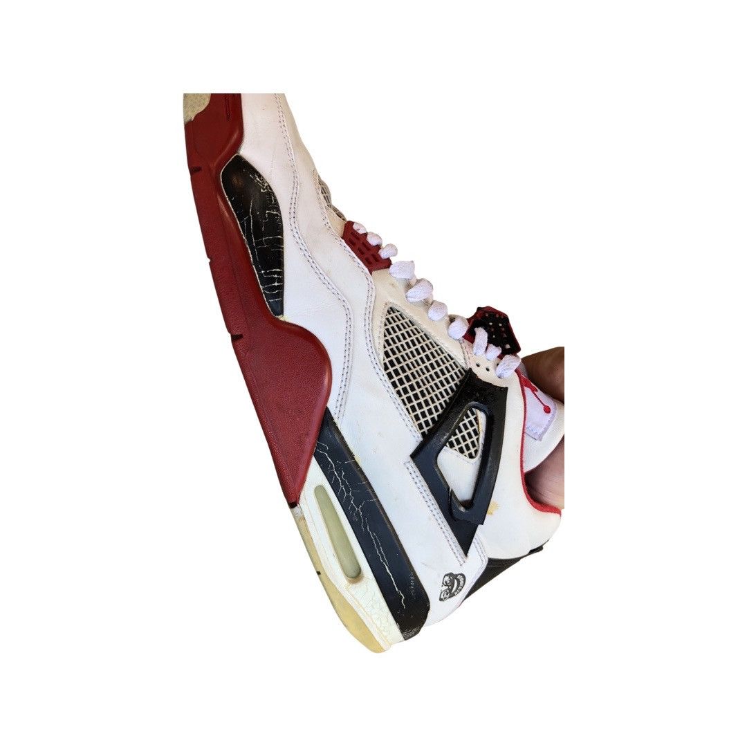 Jordan Brand × Vintage Vintage 2006 Air Jordan 4 Retro Fire Red Mars Blackmon Size US 12 / EU 45 - 23 Thumbnail