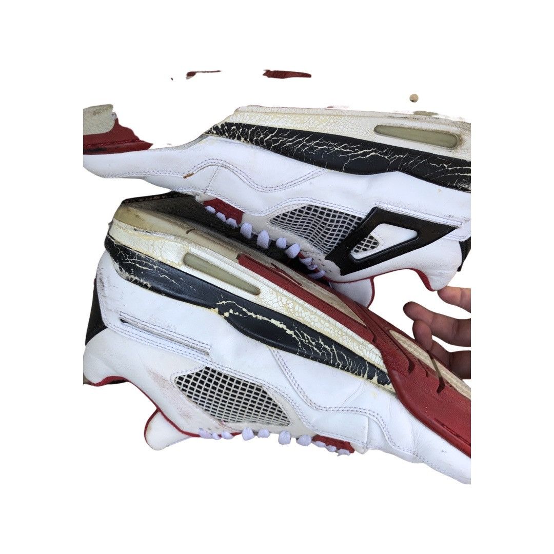 Jordan Brand × Vintage Vintage 2006 Air Jordan 4 Retro Fire Red Mars Blackmon Size US 12 / EU 45 - 10 Thumbnail