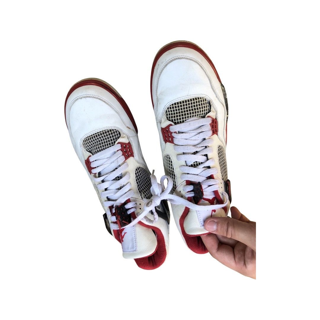 Jordan Brand × Vintage Vintage 2006 Air Jordan 4 Retro Fire Red Mars Blackmon Size US 12 / EU 45 - 22 Thumbnail