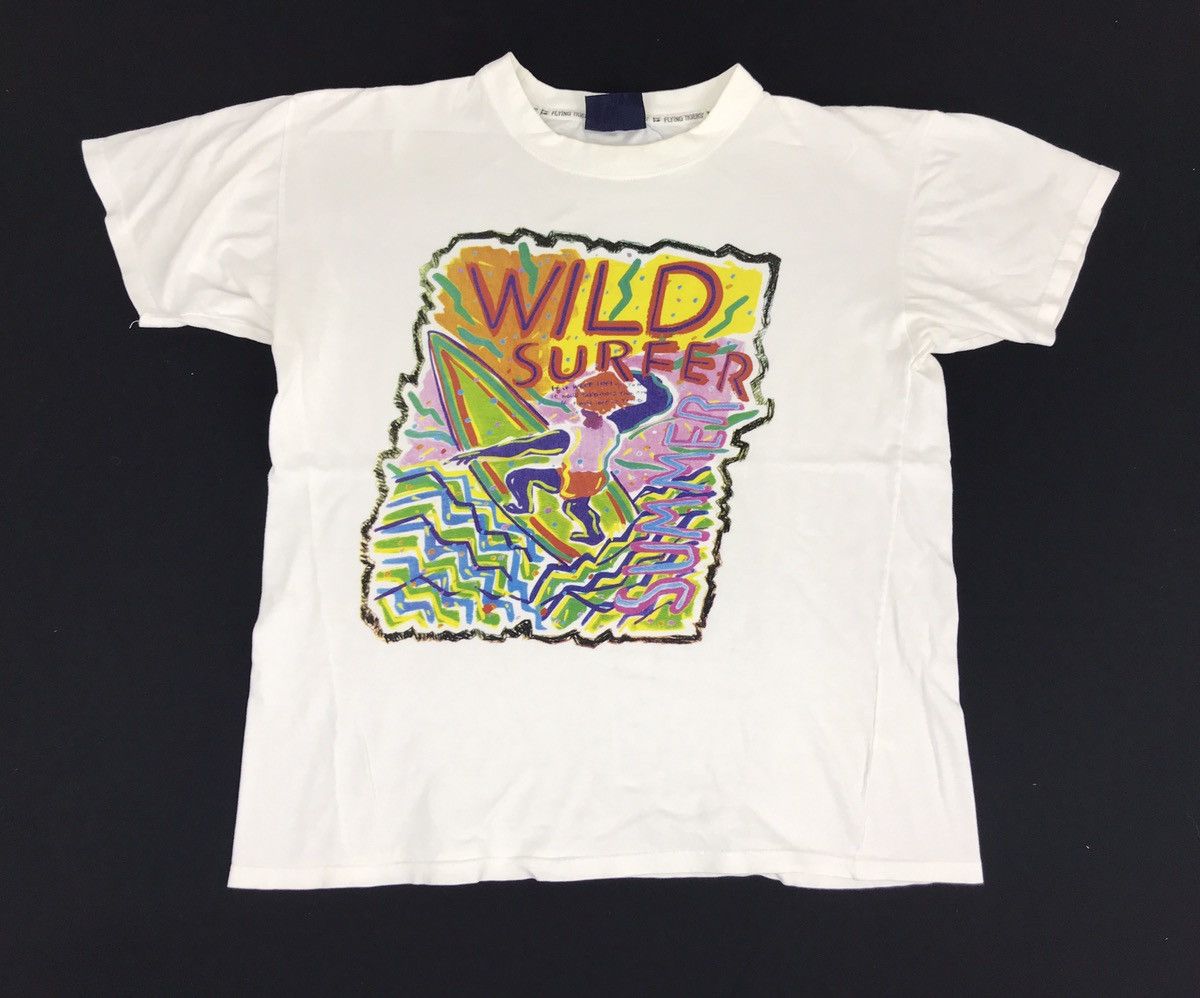 Other Vintage Flying Tiger Wild Surfer Summer Tee Surfing Size M / US 6-8 / IT 42-44 - 1 Thumbnail