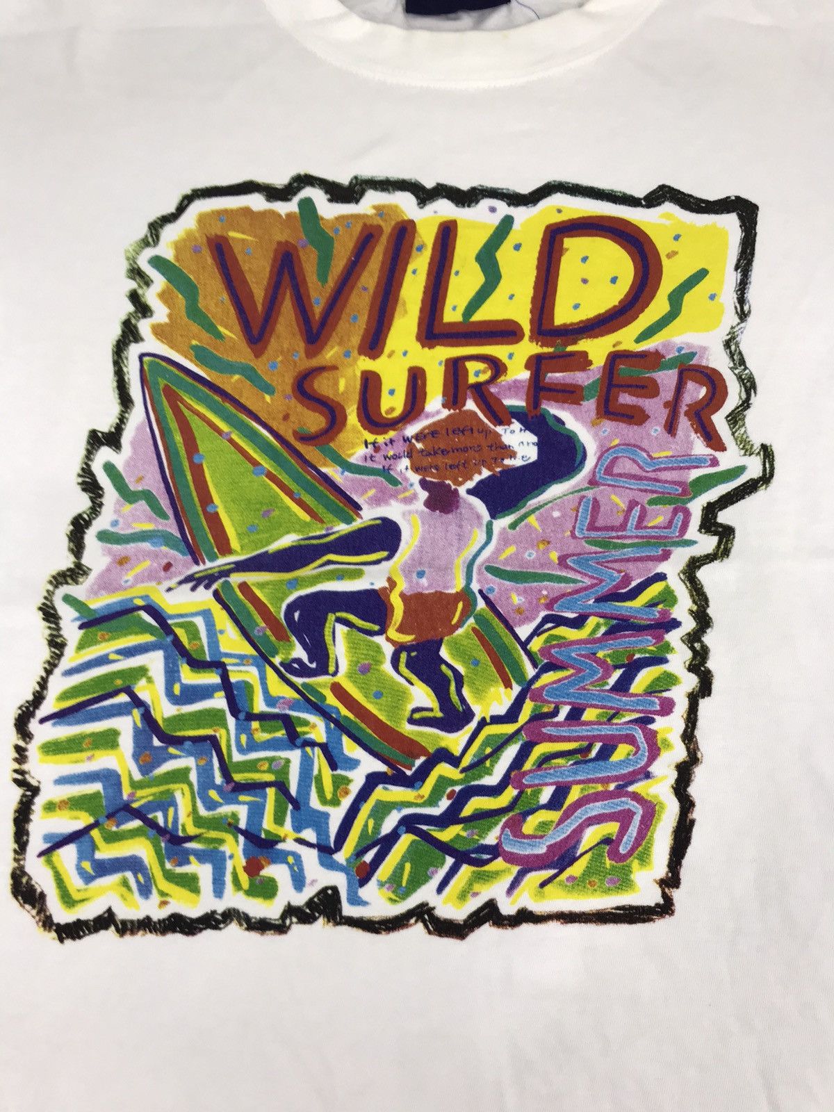 Other Vintage Flying Tiger Wild Surfer Summer Tee Surfing Size M / US 6-8 / IT 42-44 - 2 Thumbnail