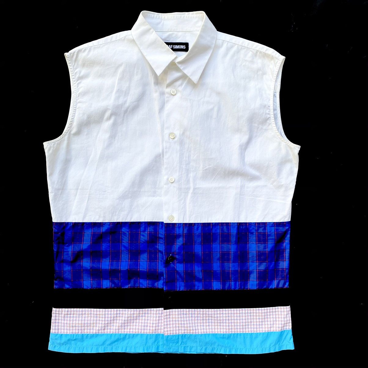 Raf Simons SS12 Sleeveless Shirt Size US S / EU 44-46 / 1 - 1 Thumbnail