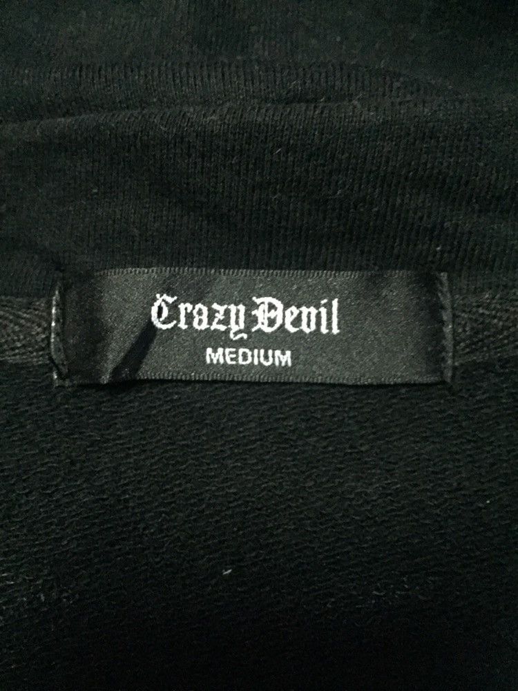 Japanese Brand Last Drop Crazy Devil Sweatshirts Size Medium Size US M / EU 48-50 / 2 - 3 Thumbnail