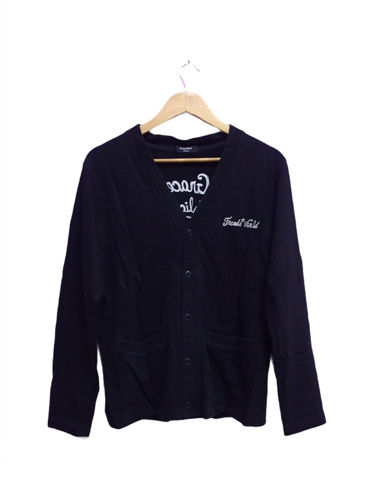 Japanese Brand Last Drop Crazy Devil Sweatshirts Size Medium Size US M / EU 48-50 / 2 - 2 Thumbnail