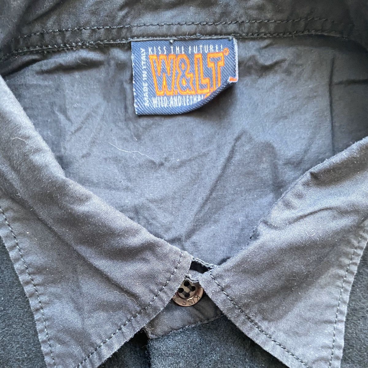 Vintage W&LT Contrast Front Wool Shirt