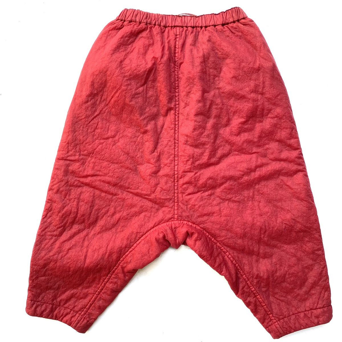 Comme des Garcons AW17 Red Nylon Drop Crotch Pants | Grailed