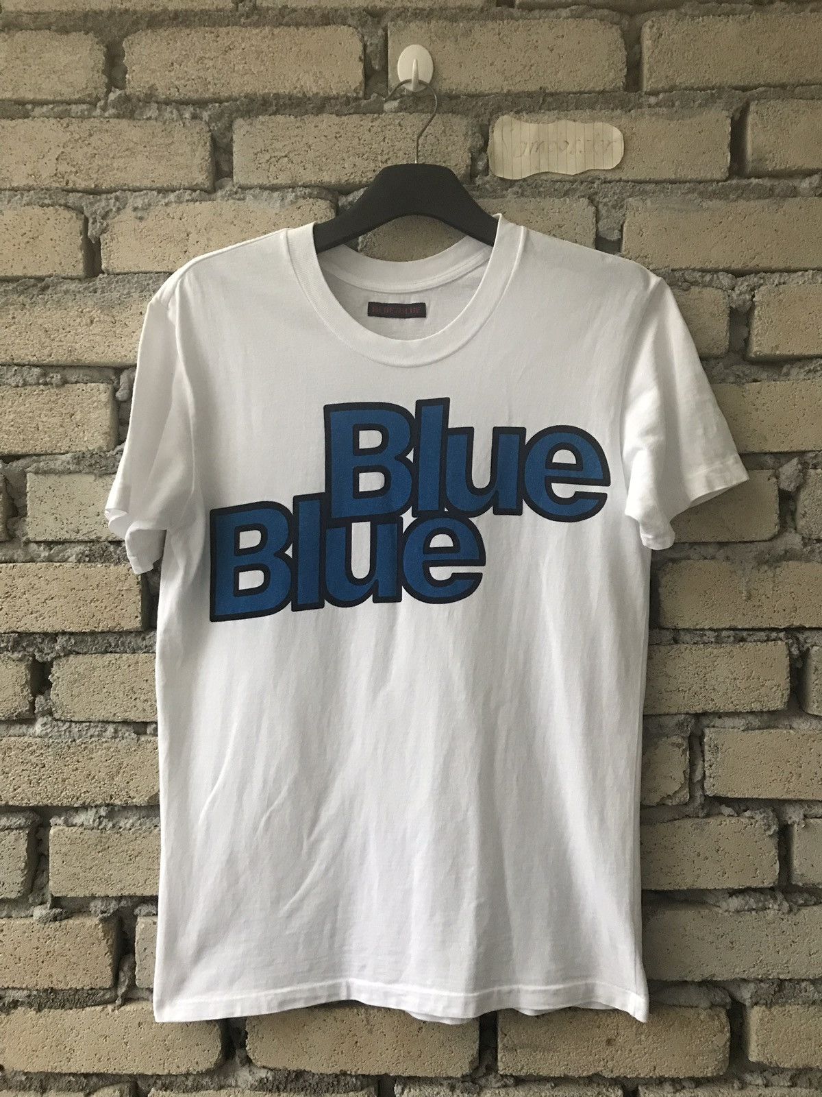 Blue Blue Japan × Japanese Brand Blue Blue Tee Spell Out Brand Japanese Brand Size US S / EU 44-46 / 1 - 1 Thumbnail