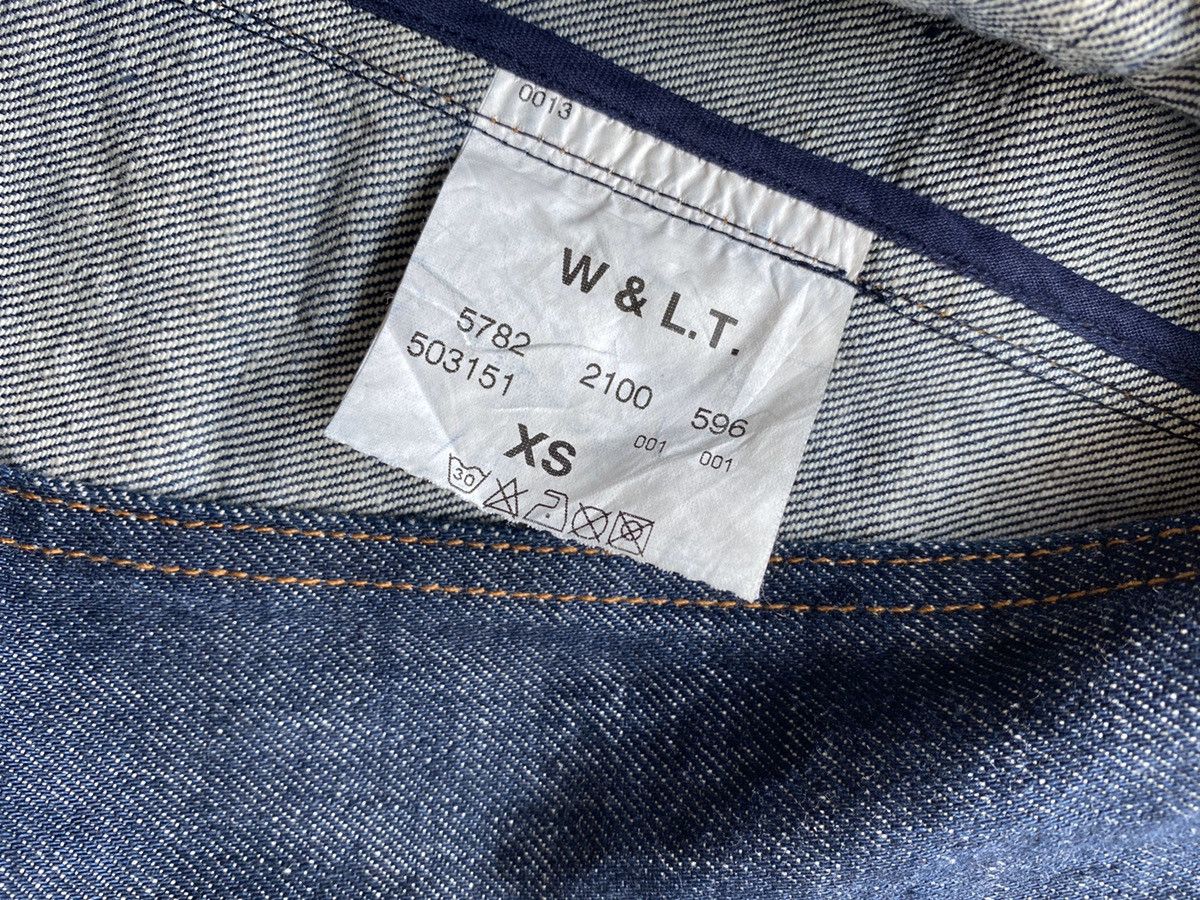 W&LT × Walter Van Beirendonck Vintage W&LT Raw Denim Cloak Size XS / US 0-2 / IT 36-38 - 4 Thumbnail