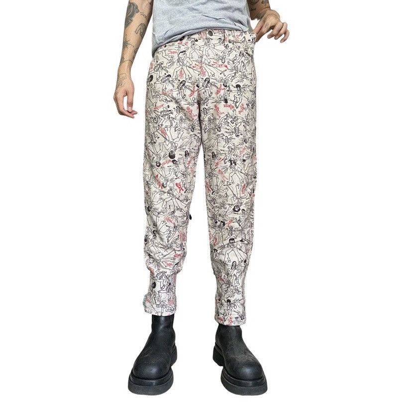 Issey Miyake Pleats Please Jacquard Pants Size US 31 - 8 Thumbnail