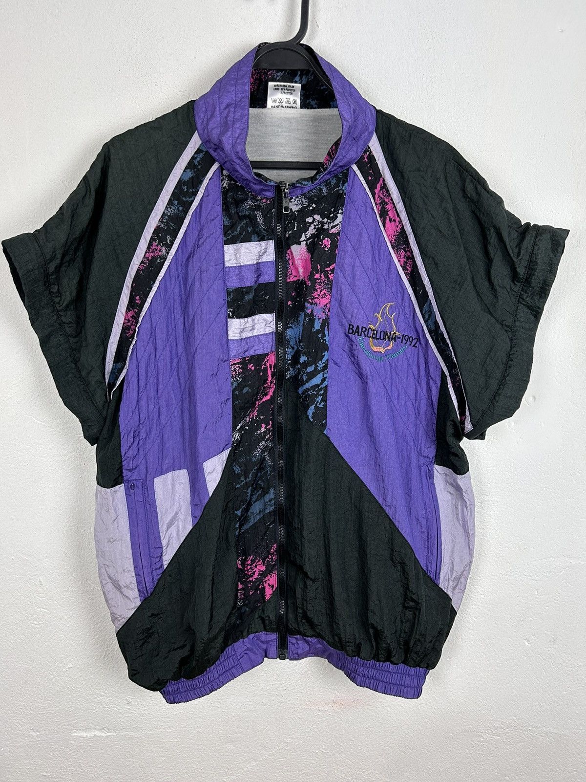 USA Olympics 90s Vintage 1992 Barcelona Olympics Embroidered Logo Vest Size US XL / EU 56 / 4 - 1 Thumbnail