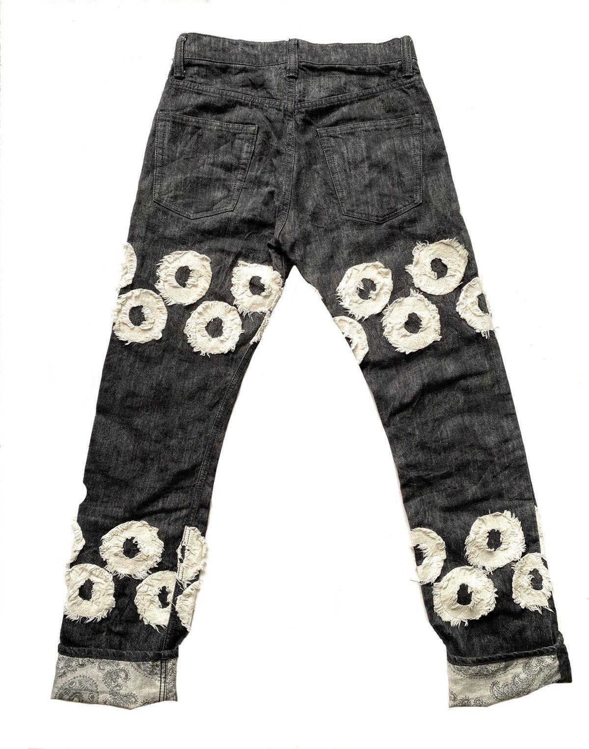 Issey Miyake SS11 APOC Paisley Jacquard And Donuts Patchwork Size US 30 / EU 46 - 4 Thumbnail