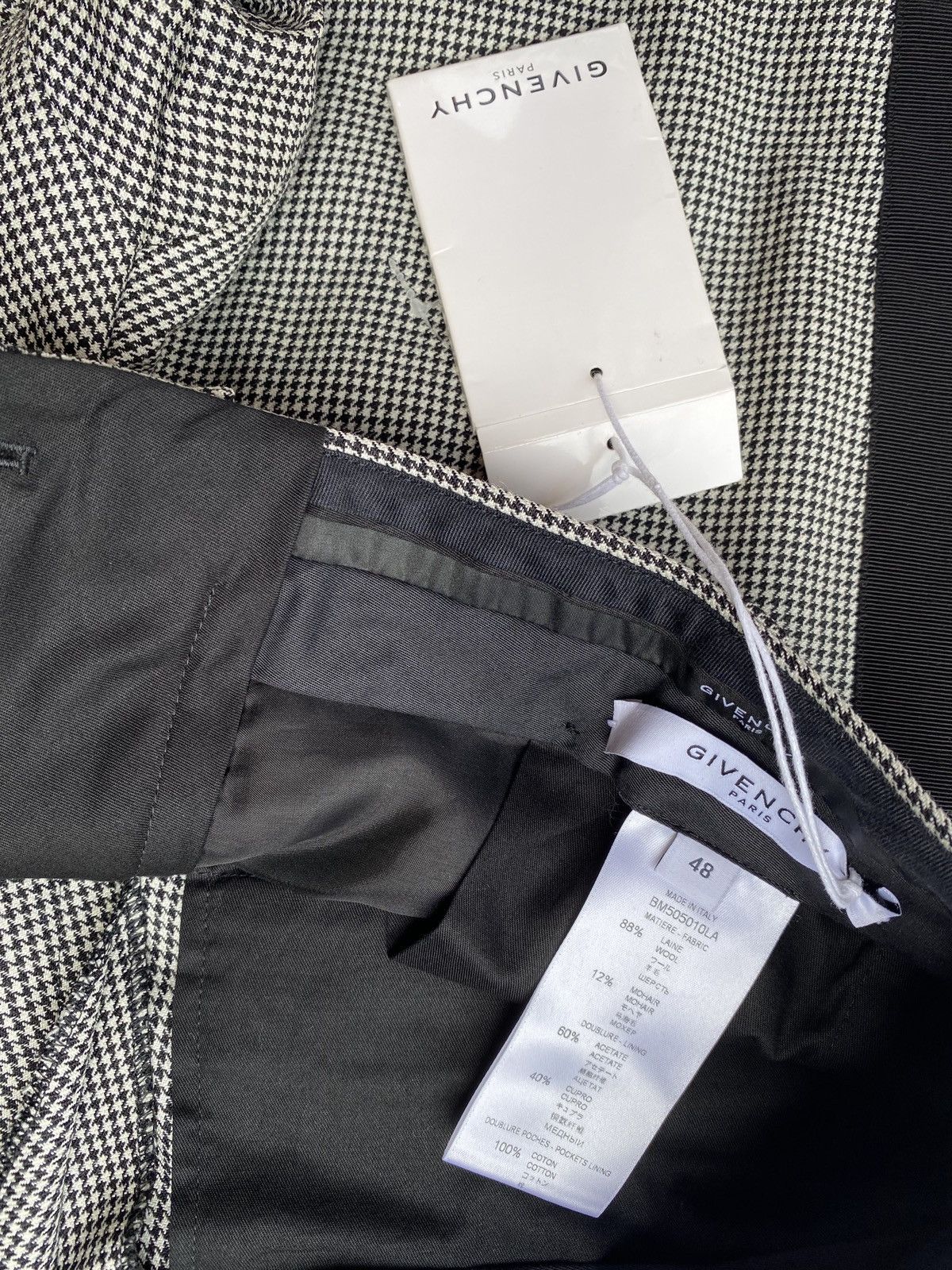 Givenchy SS18 Runway Houndstooth Trousers Size 48R - 5 Thumbnail