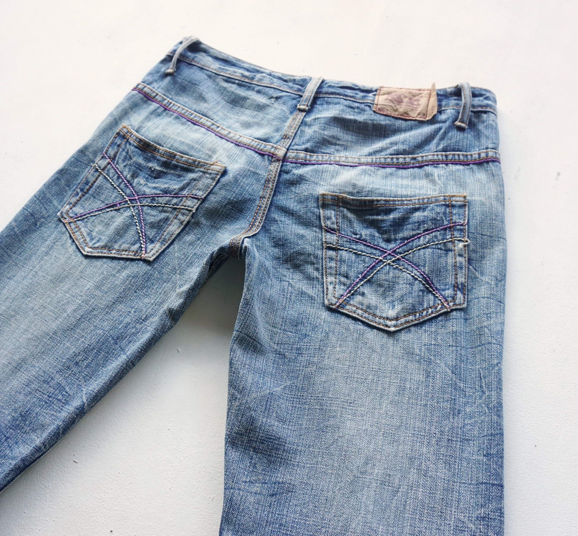 Japanese Brand CLEF DE SOL Multi-Pockets Jeans Size 30" / US 8 / IT 44 - 11 Thumbnail