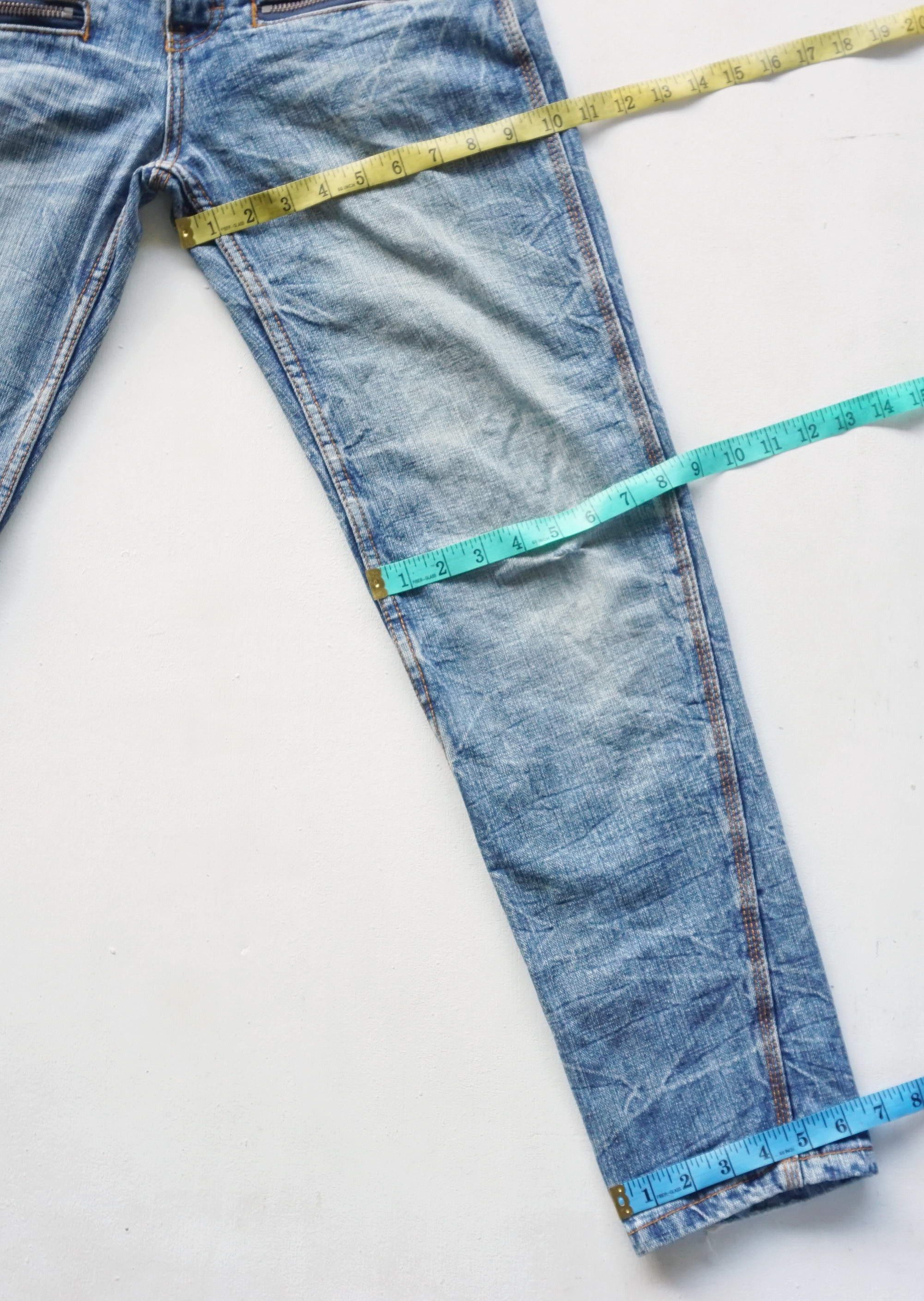 Japanese Brand CLEF DE SOL Multi-Pockets Jeans Size 30" / US 8 / IT 44 - 19 Thumbnail