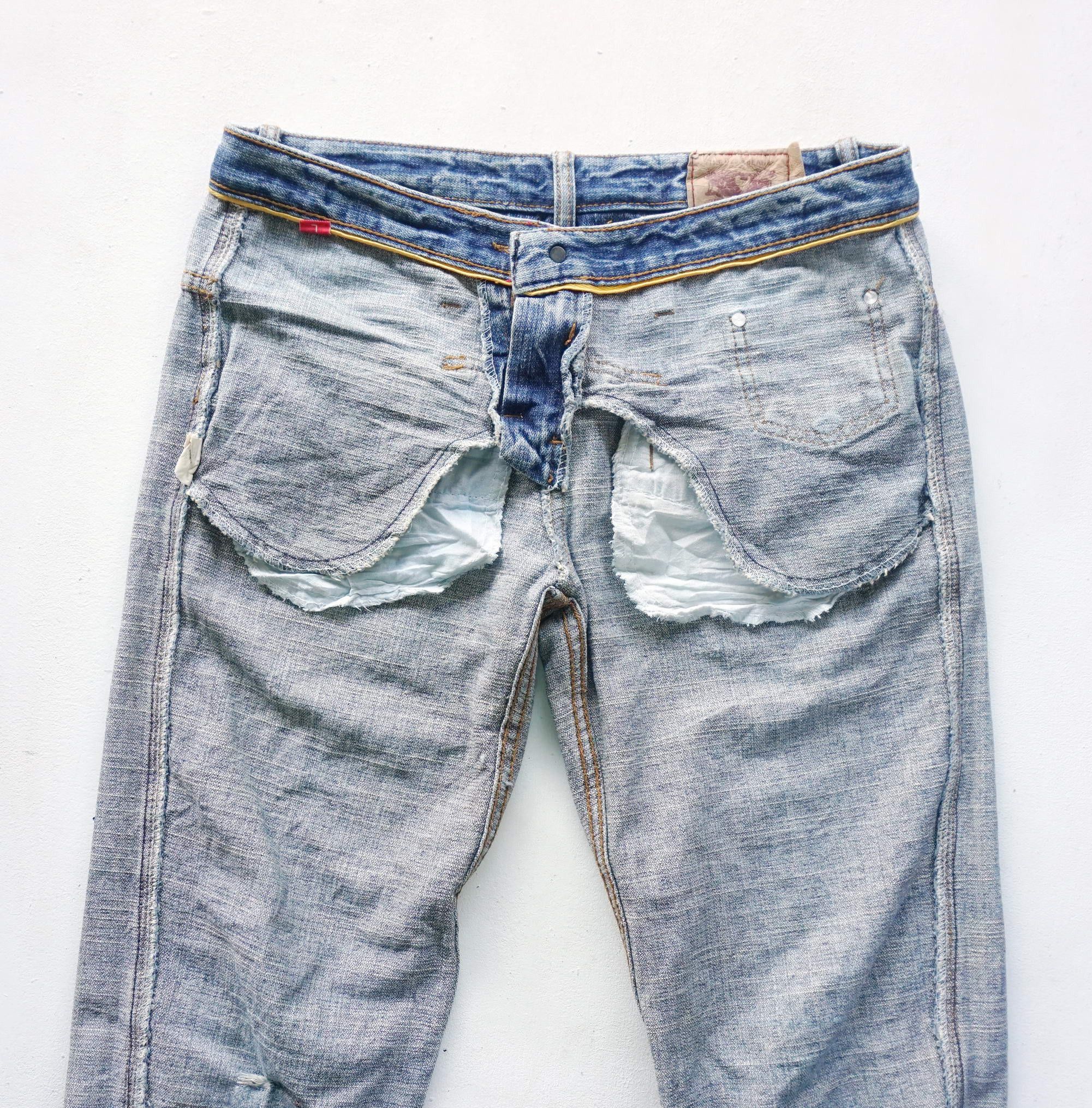 Japanese Brand CLEF DE SOL Multi-Pockets Jeans Size 30" / US 8 / IT 44 - 16 Thumbnail