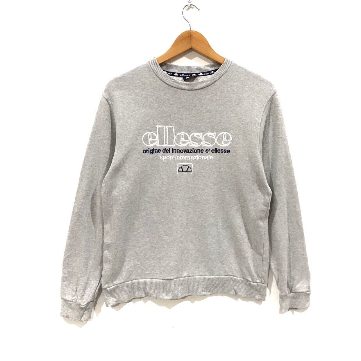 vintage ellesse big logo jumper pullover sweatshirt
