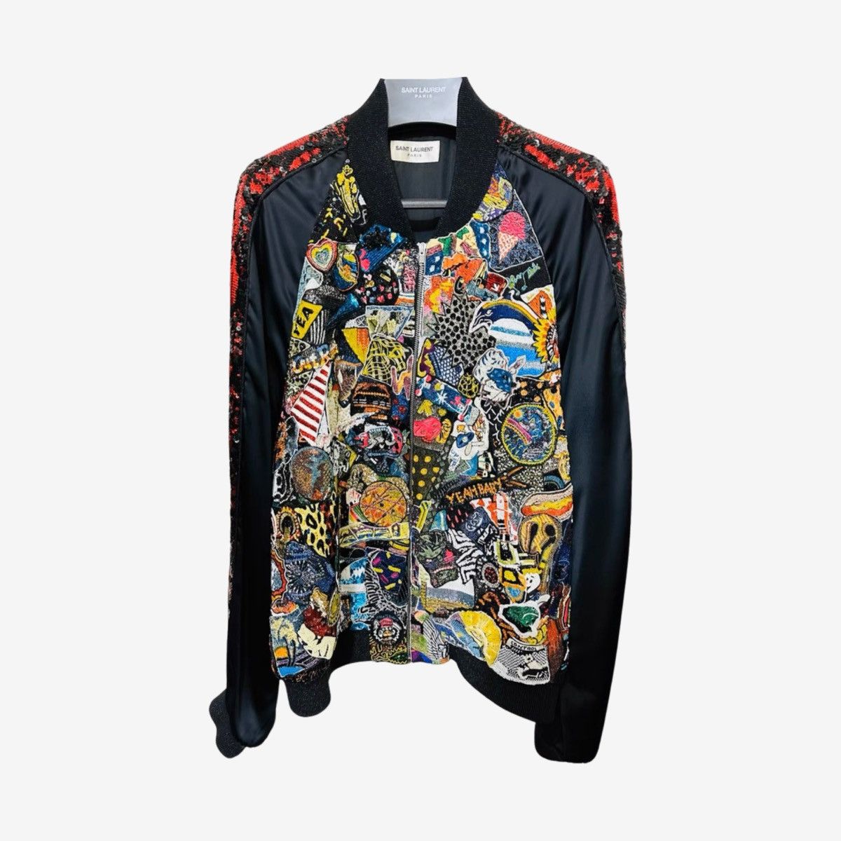 Saint Laurent Paris *MYTH* Saint Laurent Paris SS16 Sequin Souvenir Jacket Size US M / EU 48-50 / 2 - 5 Thumbnail