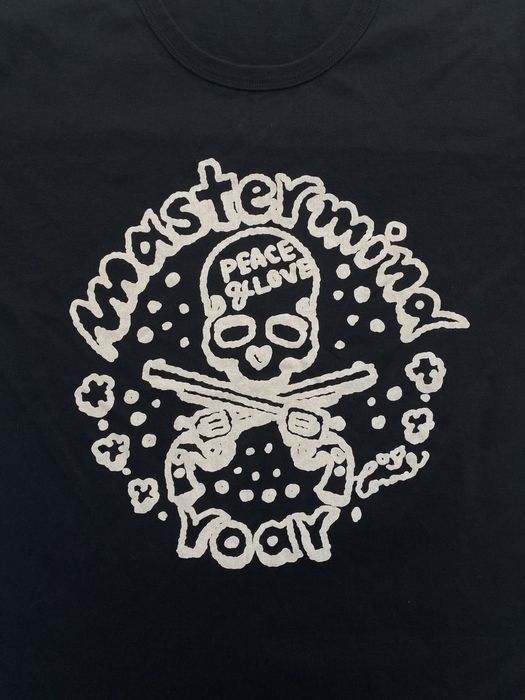 Mastermind Japan MMJ X Roar Peace & Love T shirt | Grailed